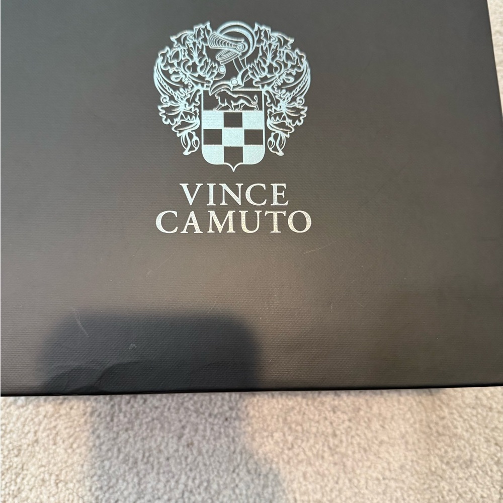 NEW in box Vince Camuto Black wedge sandals